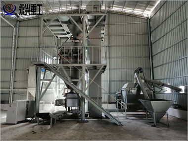 江西德興干粉砂漿生產(chǎn)線建成投產(chǎn)